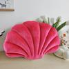 Throw Pillow Non-shedding Tear-Resistant High Elasticity Good Rebound Full Filling Breathable Shell Shape Throw Pillow Doll Home Decor