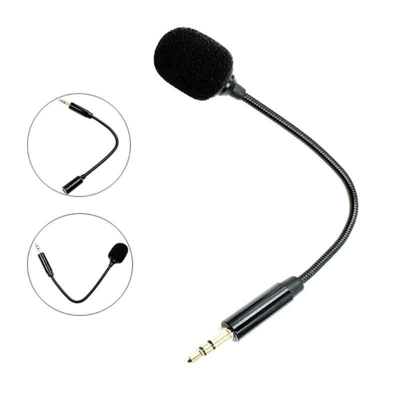 Professional Gaming Boom Microphone With 3.5mm Gold Plate Plugs, Omnidirectional Microphone MIC for Everyday Use