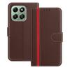 For Honor X6b 4G Phone Cases Wallet Stand Color Splicing Leather Cover with Magnetic Clasp
