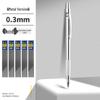2.0 Metal Mechanical Pencil, Low Center of Gravity, No Sharpening Needed, Ideal for Drawing