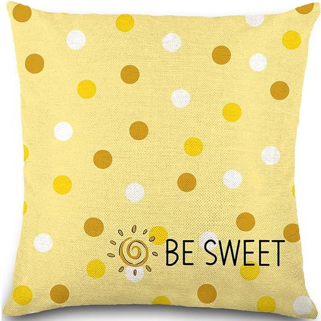 Year Daisy Flower Linen Pillow Case Home Decor Hydrangea Sofa Pillow Cushion