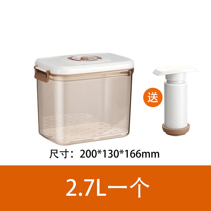 Food Vacuum Storage Box Sealed Kitchen Fresh-Keeping Box Large Capacity Food Transparent Storage Container with Vacuum Pump
