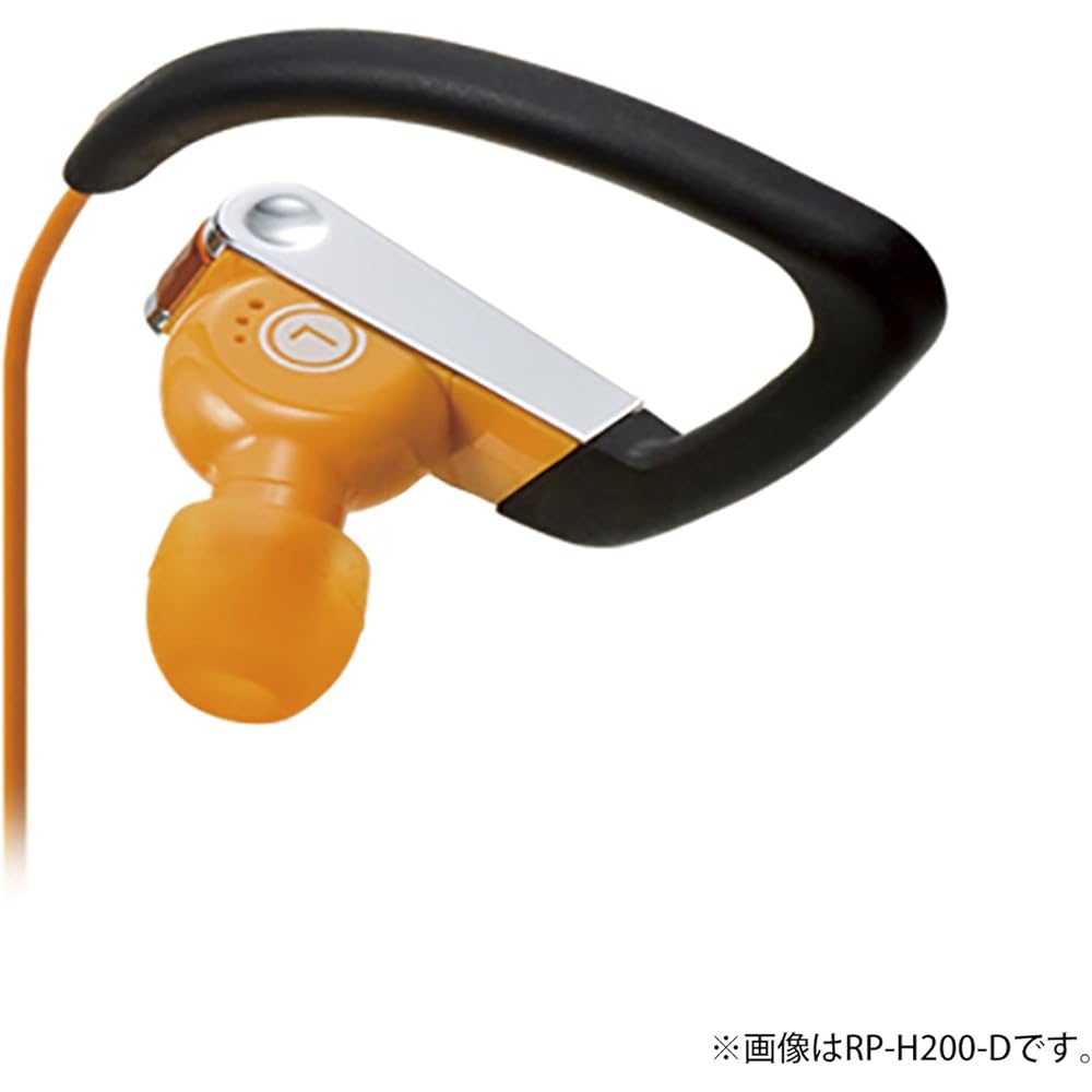 Panasonic In-Ear Headphones, Over-Ear Type, Water-Resistant, Sports Use, Red, RP-HS200-R