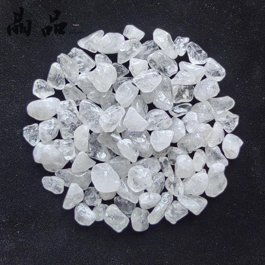 White Transparent Crystal Pebbles for Landscaping, Fish Tanks, Buddha Offerings, and Flower Pots