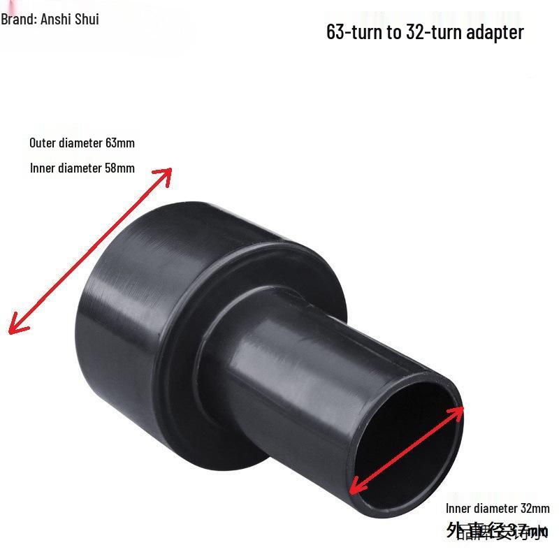 Industrial Vacuum Cleaner Accessories: Dust Collector Adapter, Belt Sander Dust Collector, Three-way Pipe Damper, Valve Crusher