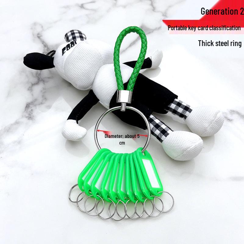 Landlord Rental Key Disk - Warehouse, Dormitory, Hotel Key Chain & Storage Management Marker