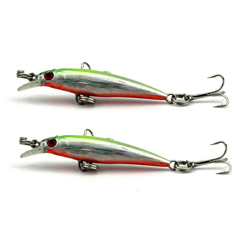 HENGJIA 2 шт. мини-рыболовная приманка для гольяна — фото 5