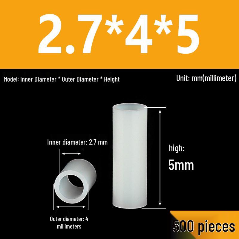 Nylon Spacer & Insulating Sleeve Set: M2.5-M7 Sizes, Thickened Washer, Isolation Shaft & Lamp Column