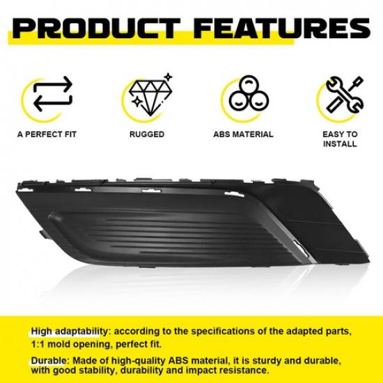 Driver side Light Cover Fog Trim Bezel For Ford Fusion 2017-2018 HS7Z17B814AB