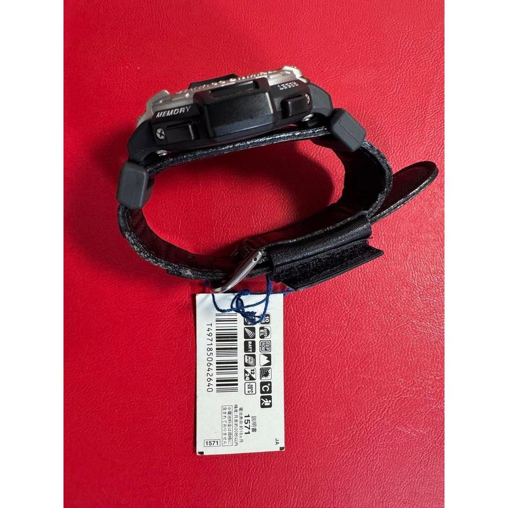 Used CASIO PROTREK PRT-60BJ-1 Trekking Counter 10 ATM Water Resistant Auto EL Light Full Auto Calendar Unused