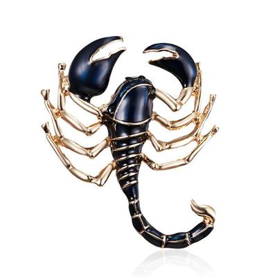 New Fashion Creative Scorpion Oil Painting Brooch - European & American Style Insect Chest Ornament