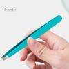 Small Hair Removal Tweezers 4Pcs/Set Slant Eyebrow Set Stainless Steel Ingrown Clip Tool Flat Mouth Short Clipping