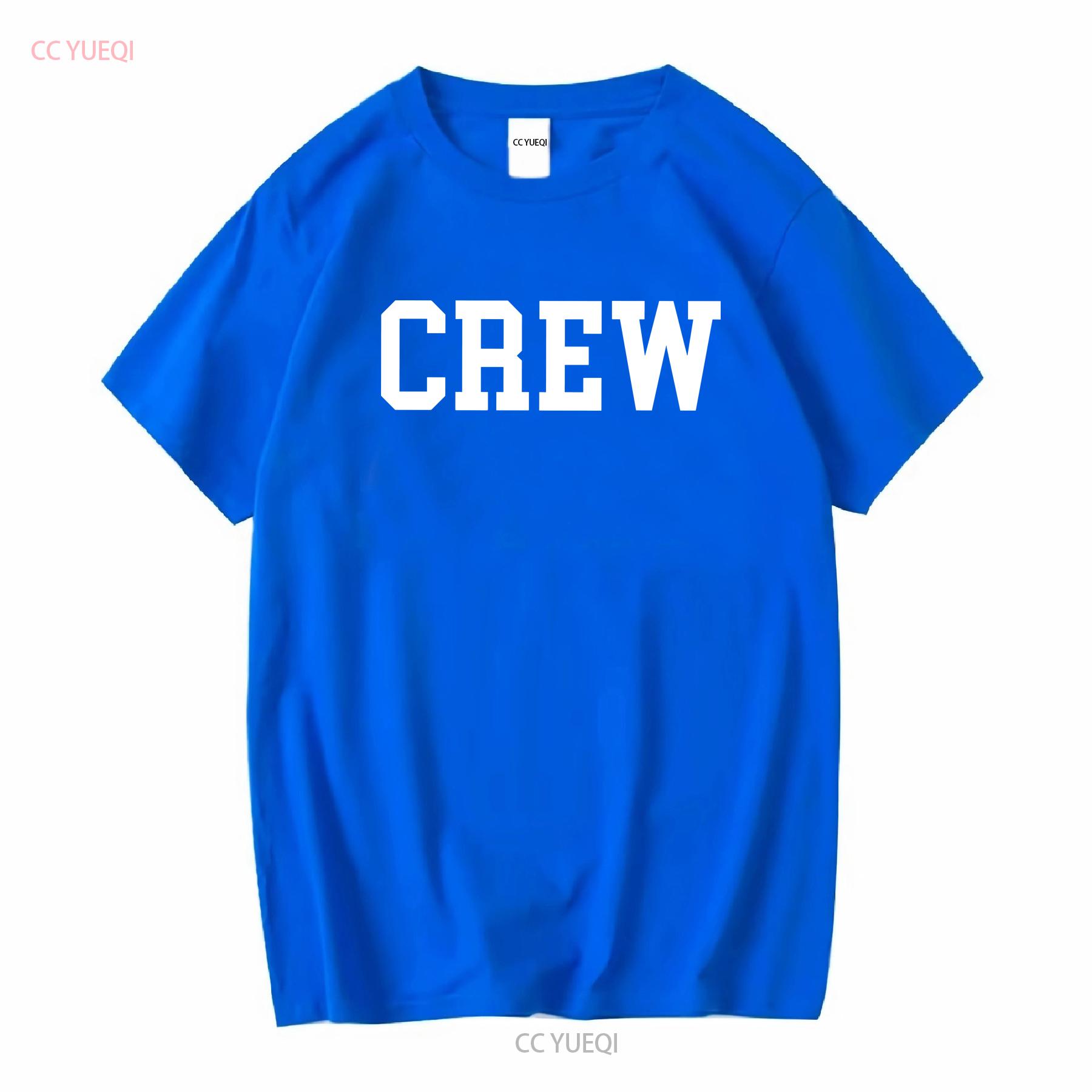 

Crew T shirt Stage Staff Management Roadies Sound Workwear Uniform Top vintage Washed Soft Comfortable graphic Versatile homme M