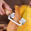 Multifunction Vegetable Fruit Peeler Stainless Steel Kitchen Slicing for Bottle Opener Fruit Peeler with Wood/Steel Handle7