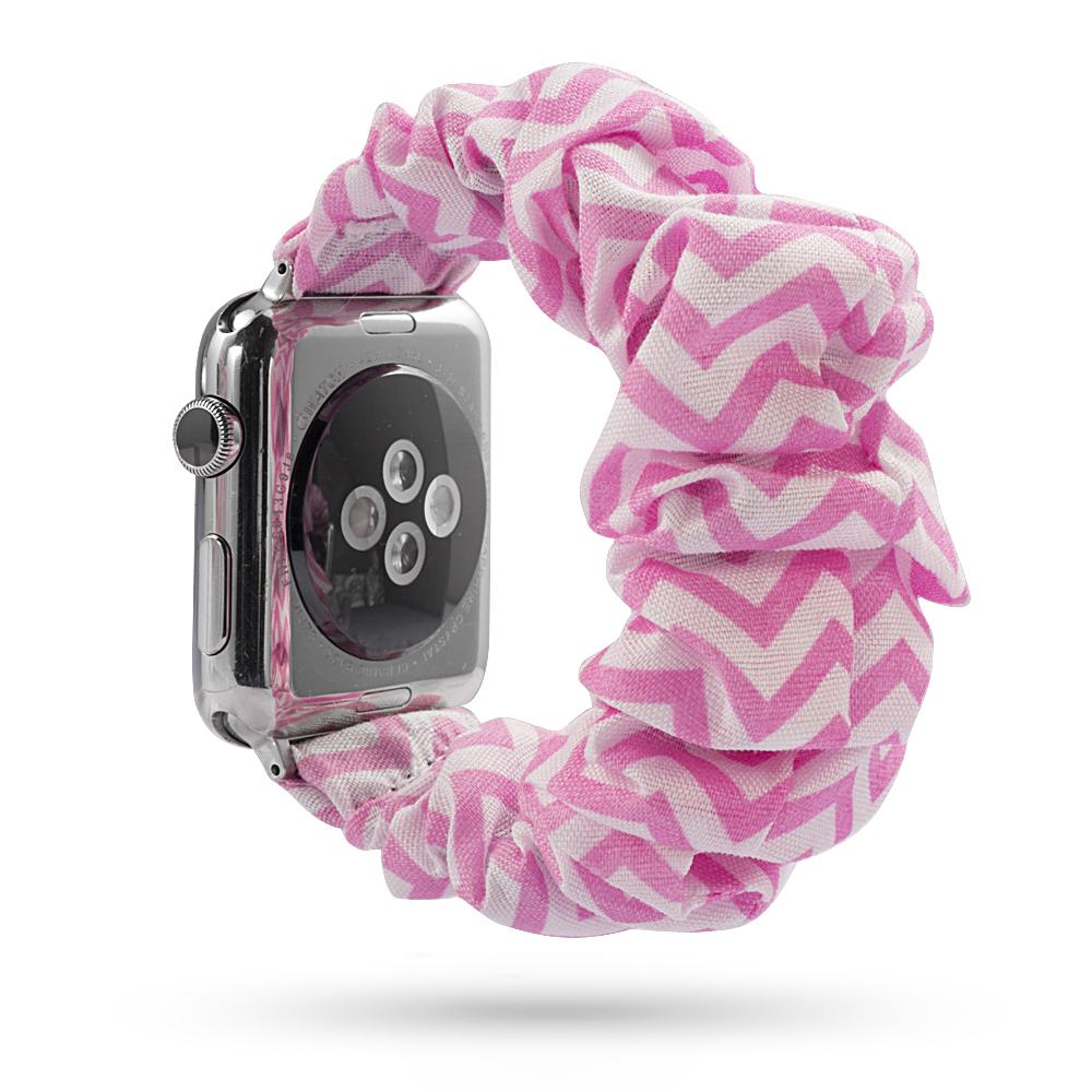 Scrunchie Strap for apple watch band 44mm 40mm 45mm 41mm 38mm 42mm 49mm correa bracelet iwatch series 4 5 6 3 SE 7 8 9 ultra 2