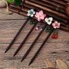 Tassel Wooden Hairpin: Chinese Style Ethnic Hanfu and Qipao Accessory