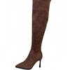 High-heeled French Pointed-toed Over-the-knee Boots Women's Boots, New In Autumn and Winter 2025, Two-wear Tall Stacking Boots