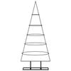Vidaxl Metalowa Choinka Świąteczna, Do Dekoracji, Czarna, 125 Cm