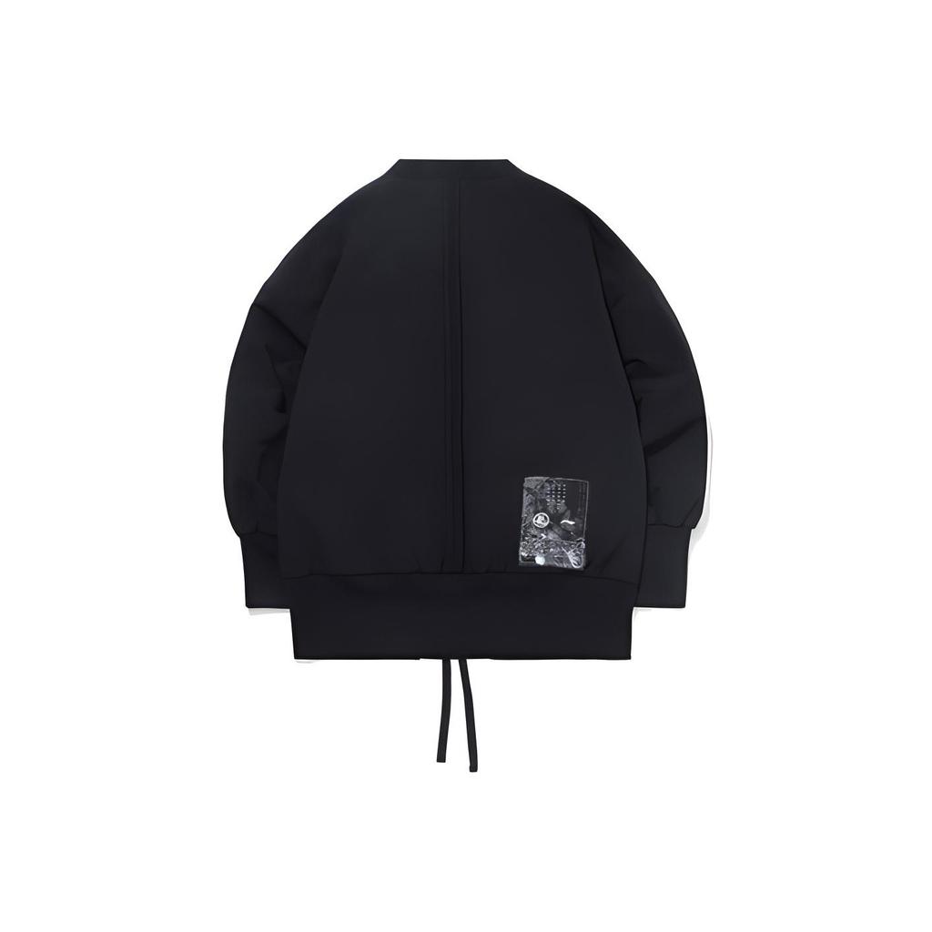 Li Ning X Jackie Chan Kollaboration Kung Fu Serie Paris Fashion Week Herbst Winter Jacke Herren Jacke Schwarz AJDQ407-3
