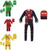 Cool Ninjago Inspired Kids Cosplay Party Clothes Set With Glove Hat And Jumpsuit