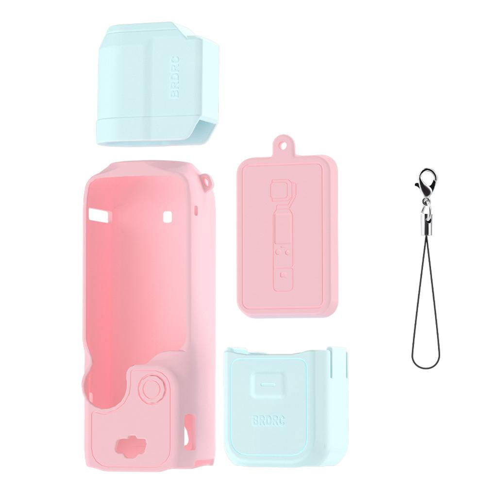 

Silicone Protective Cover for DJI Osmo Pocket 3 Handle Soft Sleeve Skin Lens Cap Anti-Scratch Portable Protector Housing Shell