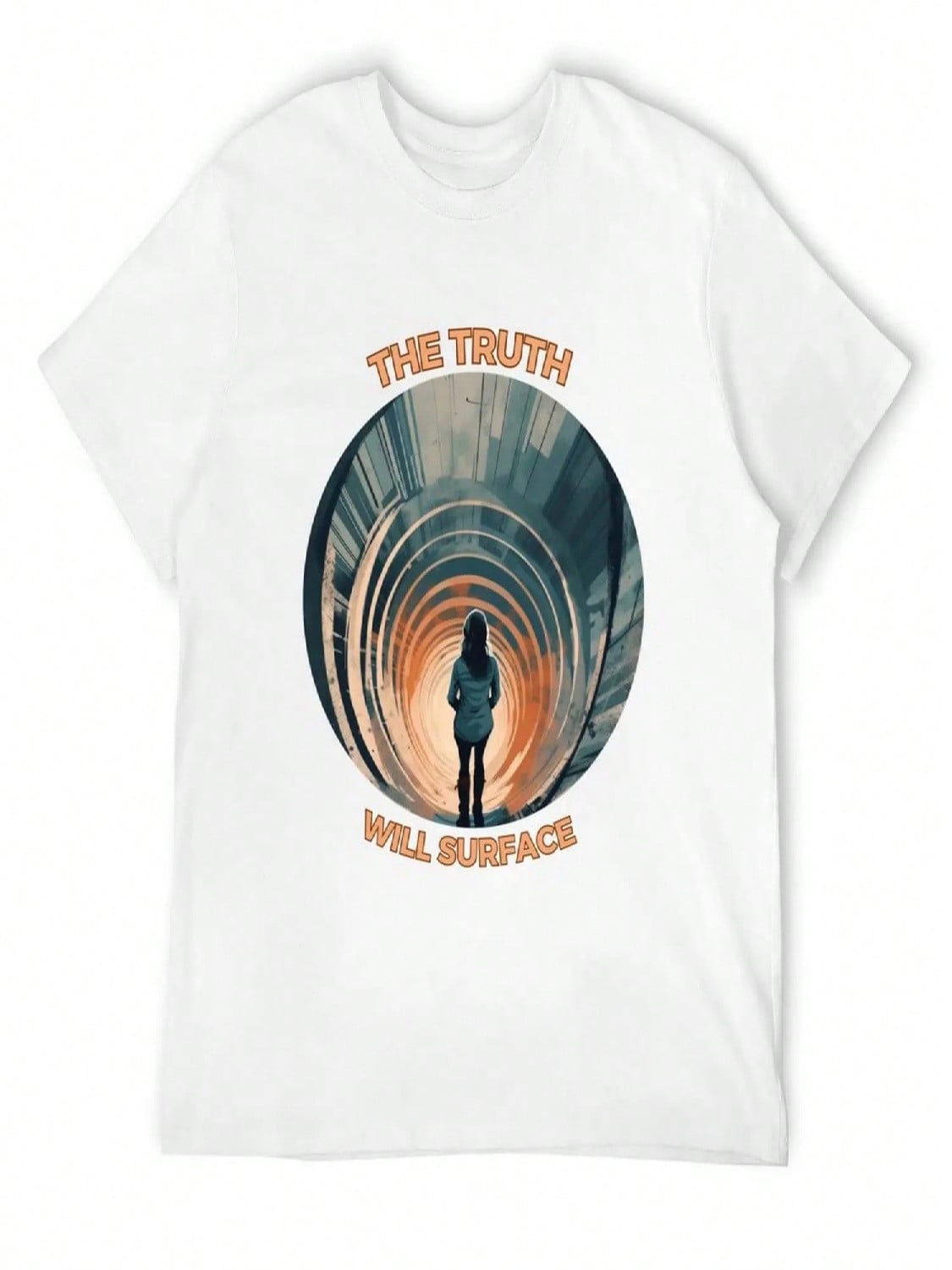- The Truth Will Surface T-Shirt Short Sleeve Tee Personalized T-Shirt Clothing unisex Clothes S разноцветный