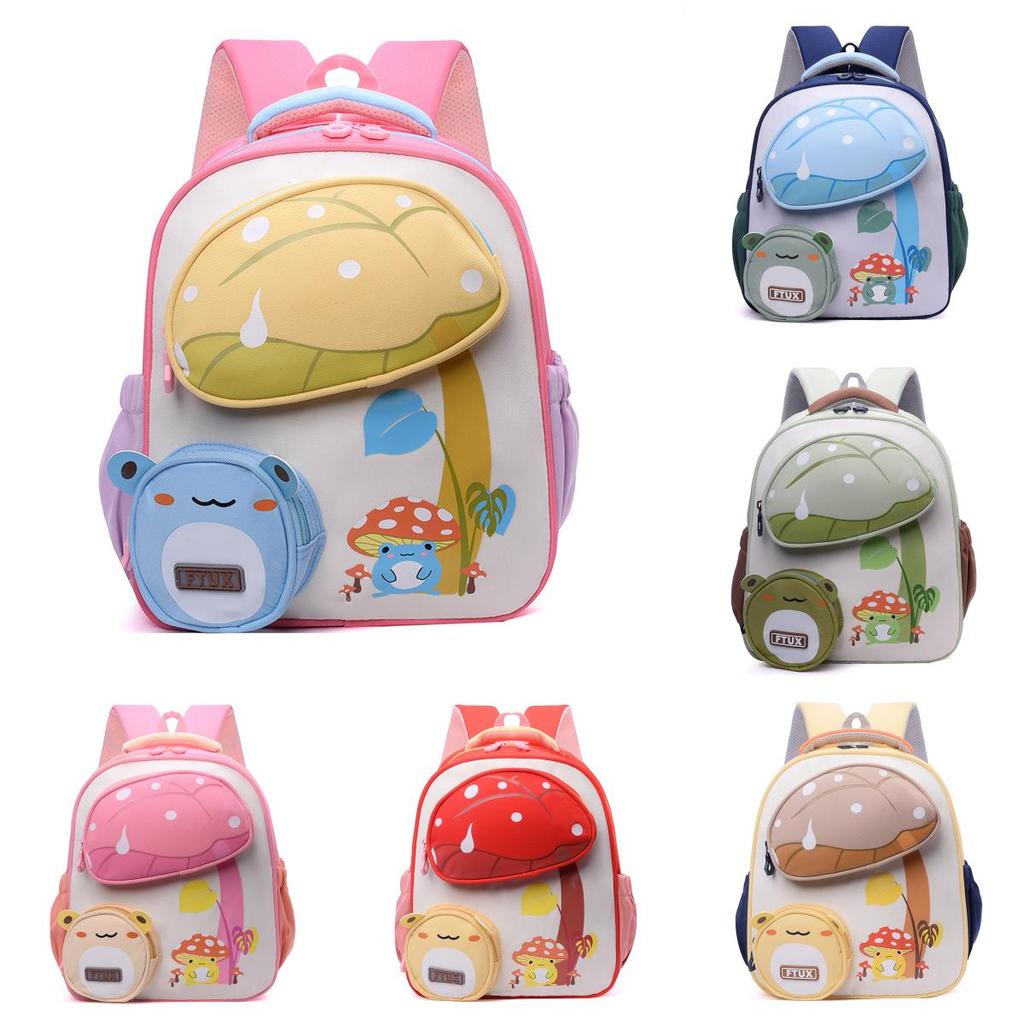 Cartoon Kids Backpack With Breathable Oxford Fabric For School Education