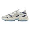 Li Ning Slip Resistant, Abrasion Resistant, Breathable Low top Casual Shoes Unisex White Blue AGCV307-2