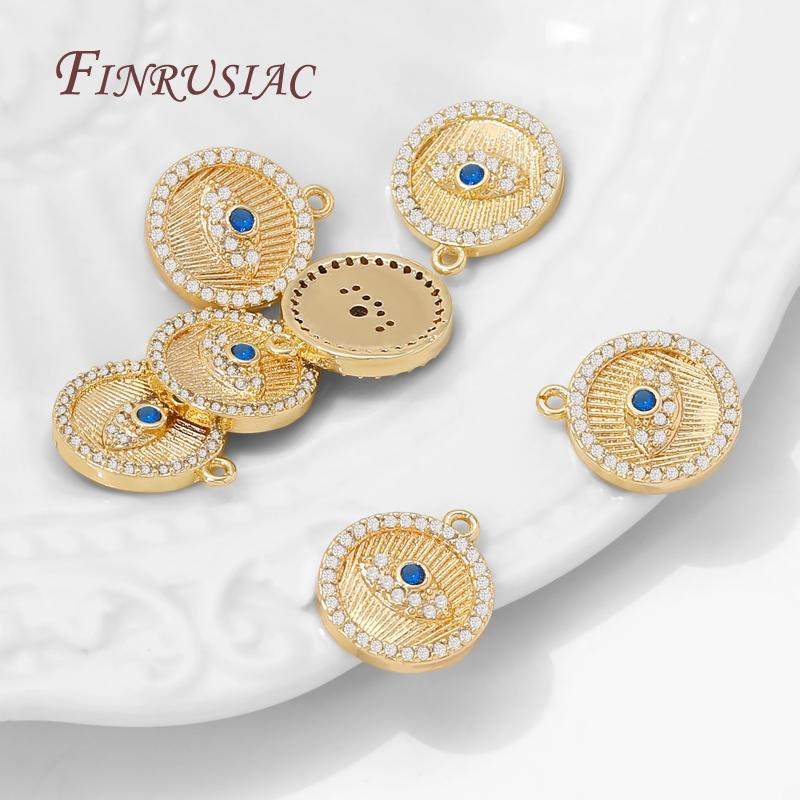 Pendentifs décoratifs plaqués or 18 carats pour boucles d'oreilles, breloques fleurs/soleil/lune pour bijoux, accessoires pour la création de bracelets DIY