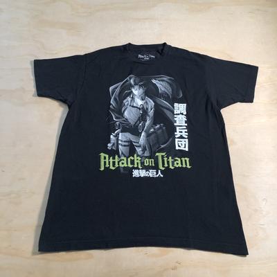 Attack On Titan Captain Levi Shirt Season 3 Anime Tee Japan Essential Large Unisex T-Shirt