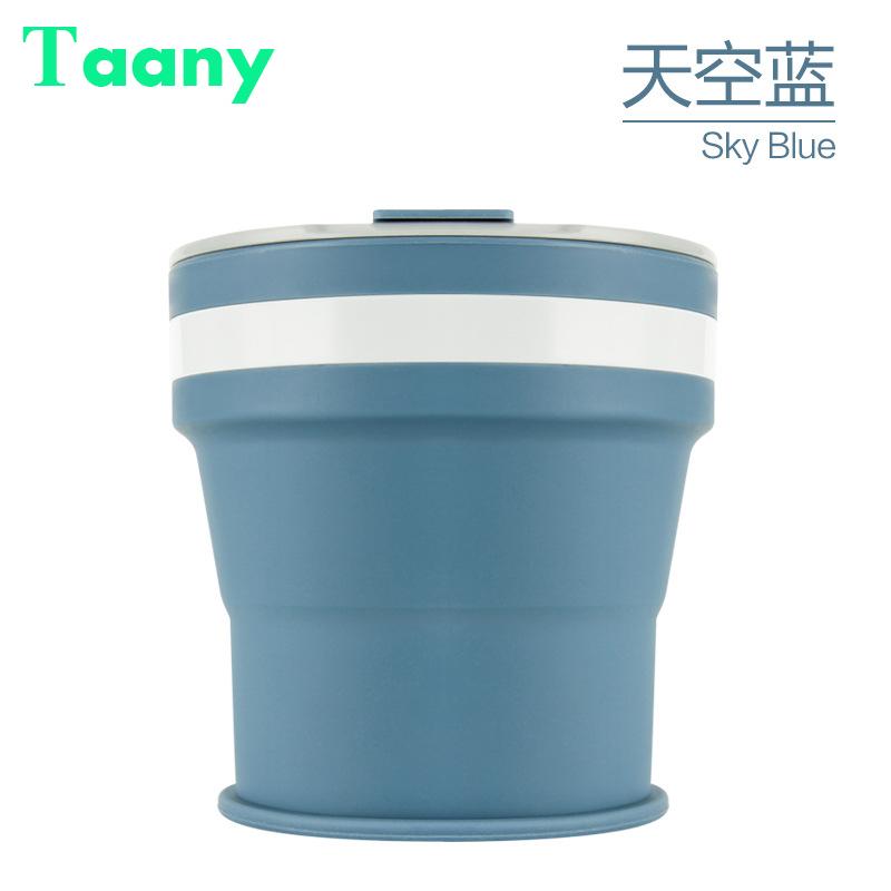 Collapsible Silicone Coffee Mugs, Travel Cup, Folding Water Cups, BPA Free, Food Grade, Drinking Ware Mug, Tea Cups, 350ml
