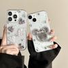 Rhinestone Love Mirror Bow Mobile Phone Case For Iphone17 Mickey Mouse Light Luxury Apple 16 Star Sequins