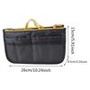 Outdoor Travel Purse Organizer Insert for Handbags Ladies Multi-function Toiletry Cosmetics Storage Bag Large Capacity Zipper Tote Bag