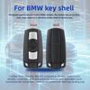 car Key Shell for BMW E87 E81 E90 E71 E53 E60 E61 E64 E70 E84 E89 E90 E91 E92 E93 BMW Key Case with Screwdriver and Keyring, and VL Battery (Rear