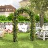 Garden Arch, Vintage Design, 125 X 37 X 230 Cm, Black