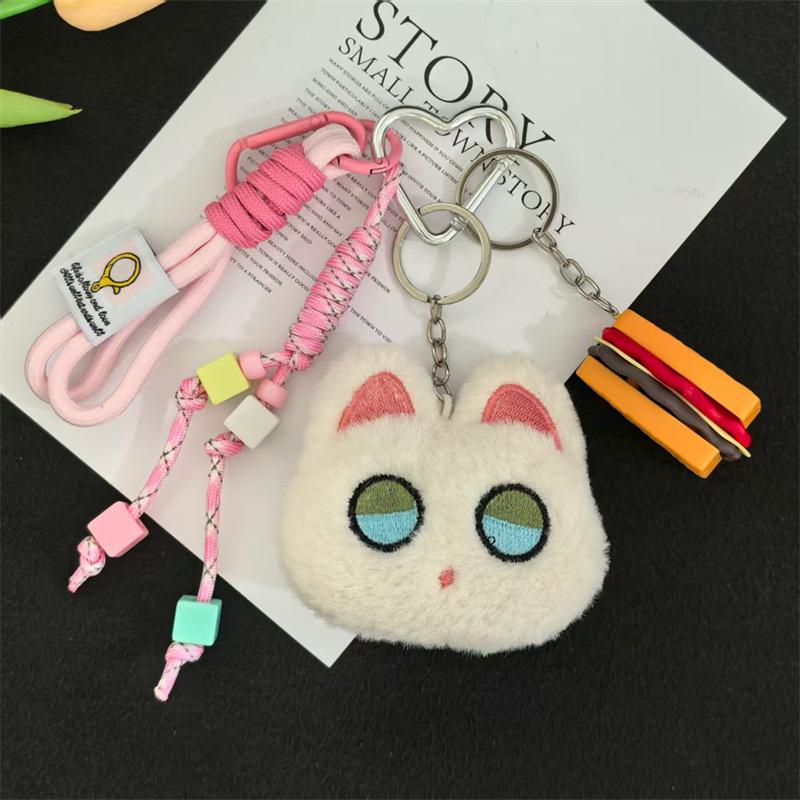 Cute Black Cat Luggage Pendants New Style Punk Black Cat Doll Pendants Fashionable Doll Keychain Charm Exquisite Versatile Gifts