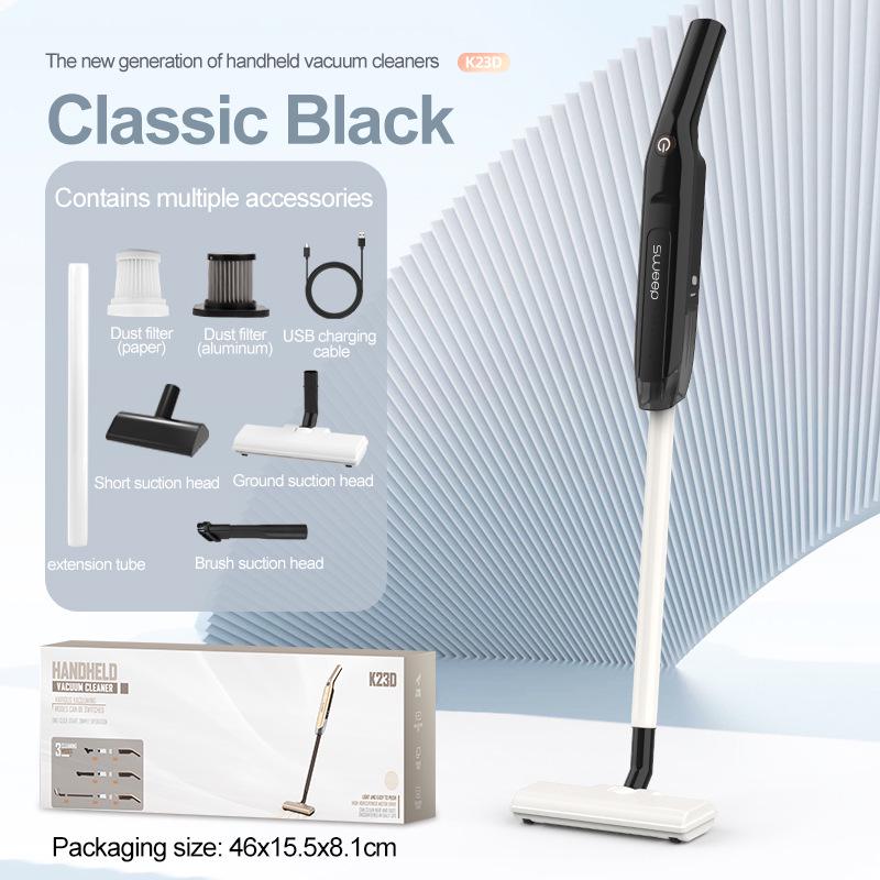 Portable High-Power Wireless Vacuum Cleaner with Strong Suction for Dust Removal