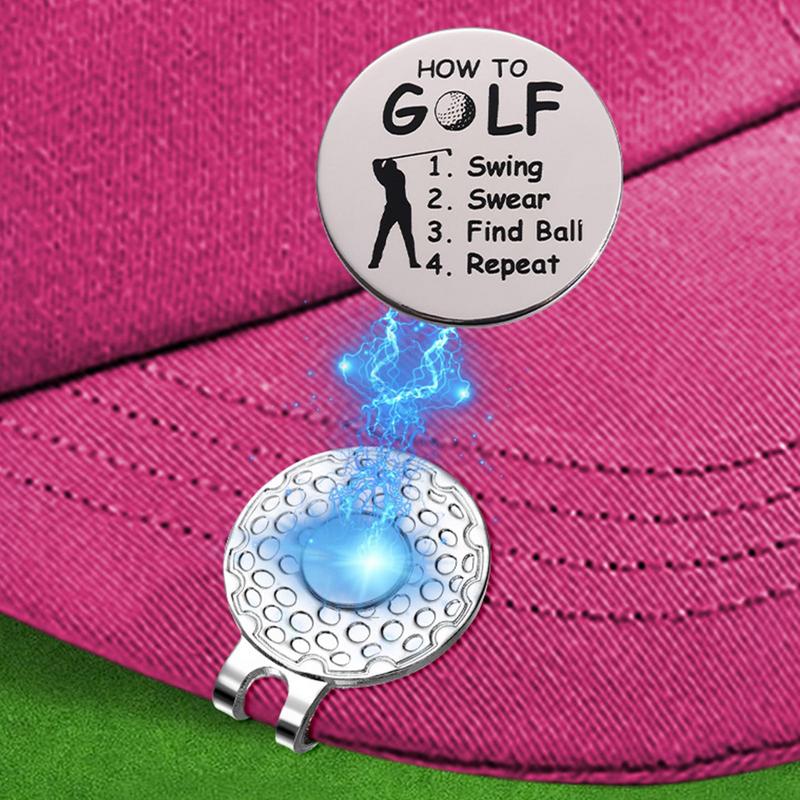 Magnetic Ball Marker Hat Clip Magnetic Sports Golf Marker Holder Ball Markers Hat Clips Sets Golf Ball Marker Gloves Holders