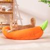 Thickened Banana Carrot Dog Nest Winter Warm Sleeping Kitten's Nest Detachable Cleaning Cat Bed Breathable Comfortable Cat Beds