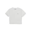 MLB New York Yankees Color Block Short Sleeve Slim Fit Crop Summer Breathable T-Shirt Women Tops 3FTSB5163-50WHS