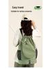 Large Capacity Water-Resistant Sports Drawstring Badminton Backpack