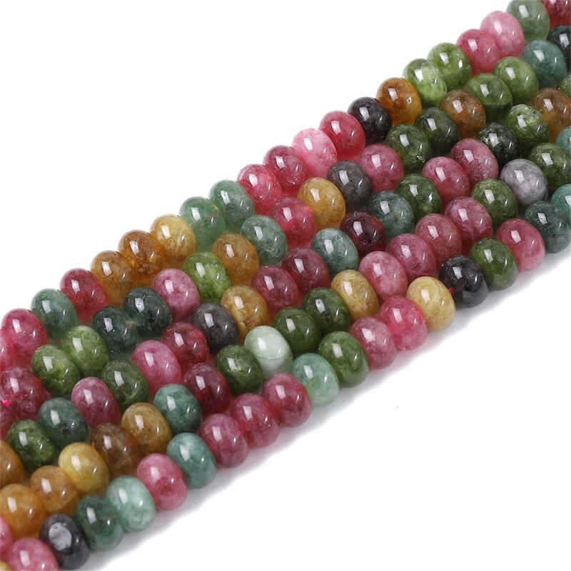 Syntetyczne Imitacje Turmalinu Koraliki do Liczydła, do Samodzielnego Tworzenia Naszyjników Bransoletek Biżuterii