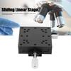 Manual Sliding   Aluminum Alloy Linear Stage with Dovetail   and Knob Control for X S C 60 60mm 30m Accuracy
