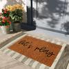 Let's Play Doormat Rubber Bathroom Kitchen Mat Garden Garage Door Floor Mat Non-Slip Carpet Entrance Rug