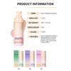 1Pc 30ML Lightweight Foundation for Women Girls Natural Finish Makeup High Coverage Long Wearing Nude Shade Enhances Skin Brightness Cosmetic