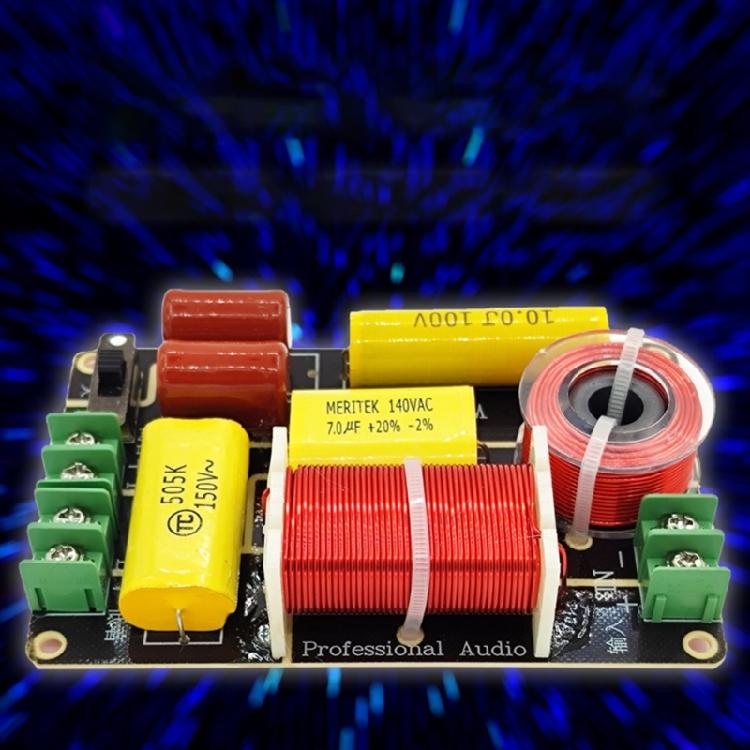 250W Pure Bass Subwoofer Crossover Frequency Distributor Divider 2 Way Speaker