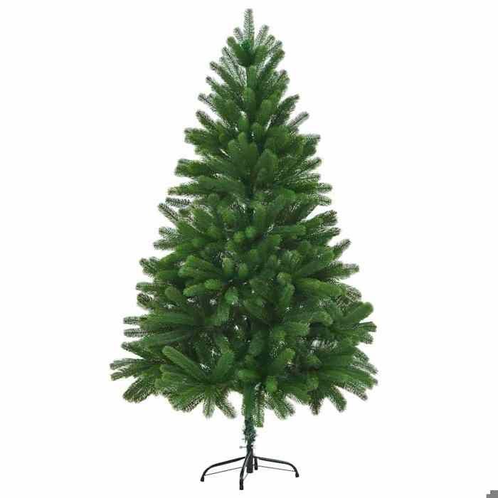 Sapin de Noël artificiel - Maison Exclusive - Aiguilles réalistes - 180 cm - Diamètre 90 cm