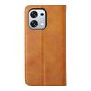 Wallet Case For Oppo F31 5G/A6 Pro 5G/A6 Pro 4G Calf Texture PU Leather Phone Cover with Wrist Strap