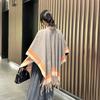 Luxury Winter Cashmere Shawl Women Tassels Scarf Design Warm Pashmina Blanket Poncho Scarves Female Thick Foulard Bufanda