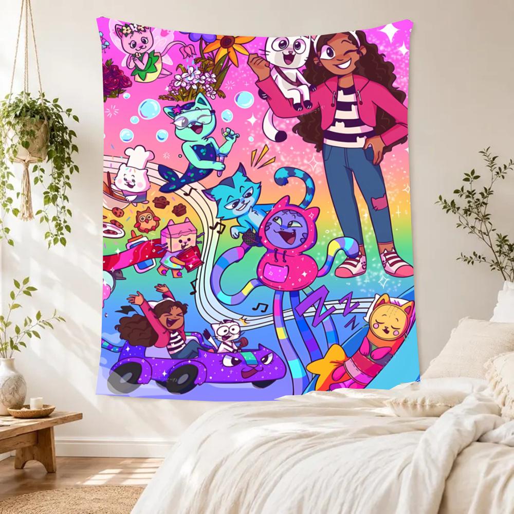 Gabby'S Dollhouse Boho Wall Tapestry Handmade Look Made For Bedroom Dorm Wall Reading Corner Yearround Exotic Pattern Gift For Birthday